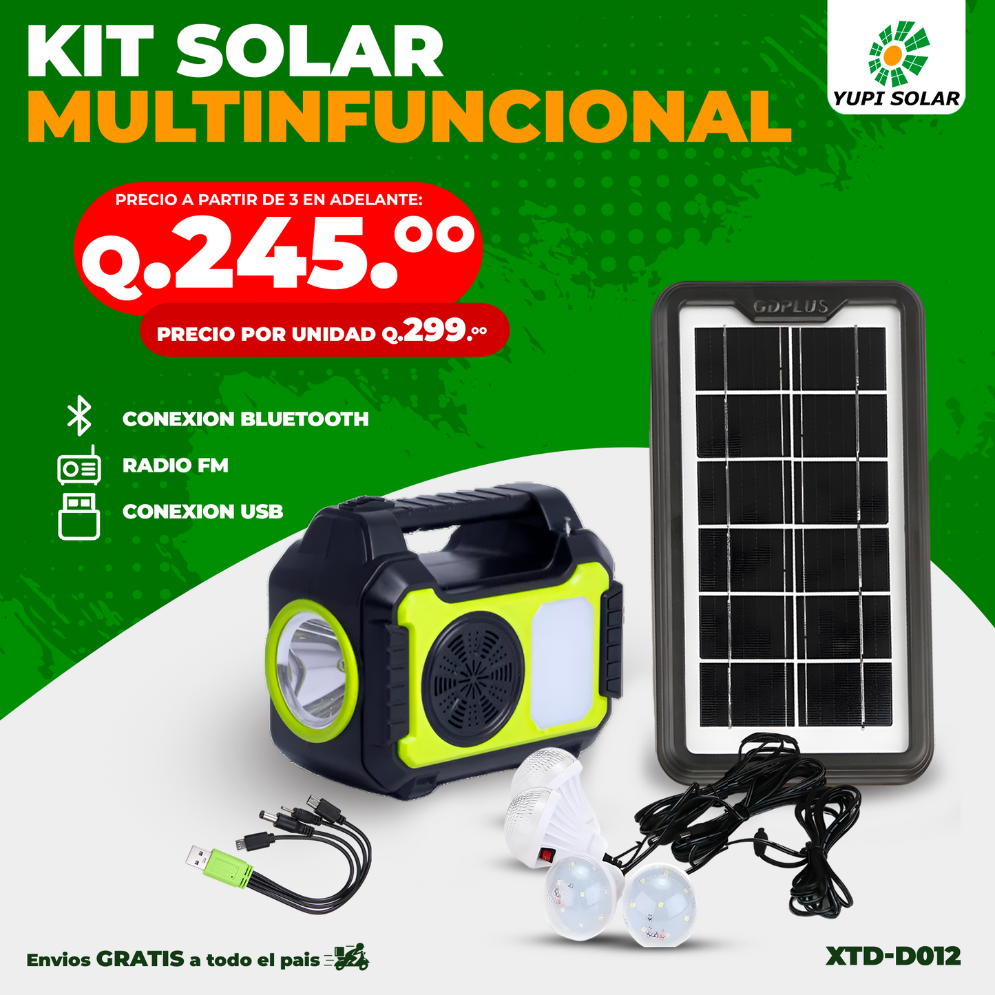 Kit Solar Multifuncional