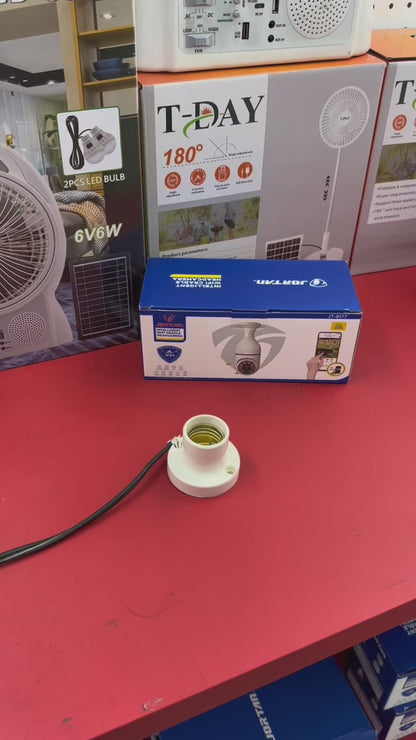 Camara de Seguridad Espía 360° WIFI Tipo Bombillo