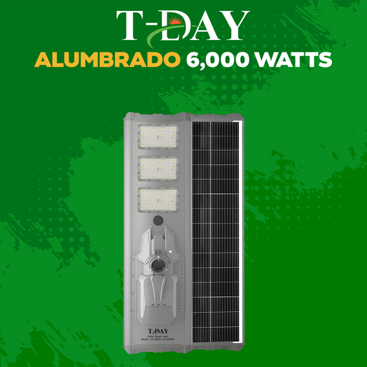 Alumbrado solar MEGA PRO MAX 6,000 watts