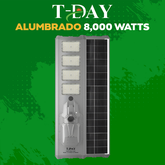 Alumbrado solar MEGA PRO MAX 8,000 Watts