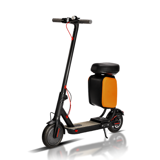 Scooter Eléctrico 20 km con Mochila Incorporada y Luz LED