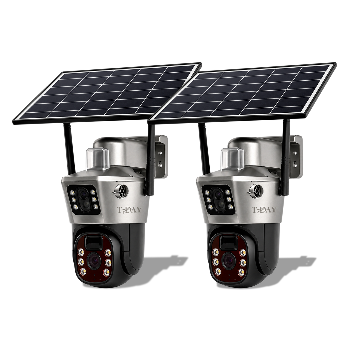 T-DAY Combo de cámara solar 4g doble lente 8MPX