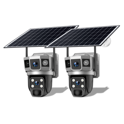 T-DAY Combo de cámara solar 4g doble lente 12MPX